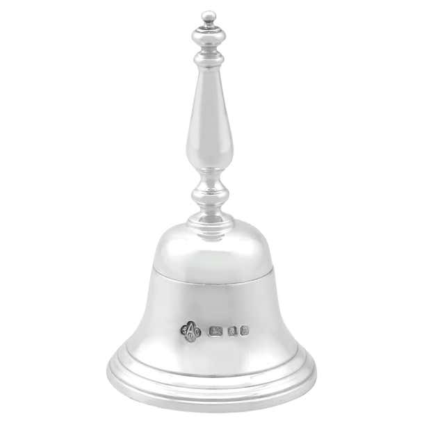 Vintage Sterling Silver Table Bell by Asprey and Co Ltd. For Sale at ...
