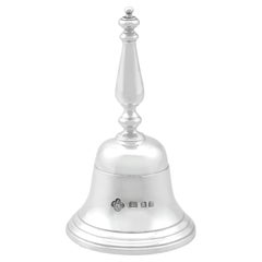 Campana de mesa vintage de plata de ley de Asprey & Co Ltd