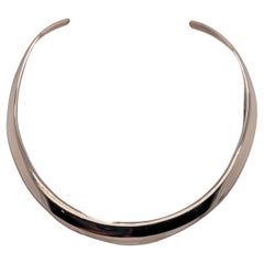 Halskette mit flachem Halsband aus Sterlingsilber von Tiffany & Co