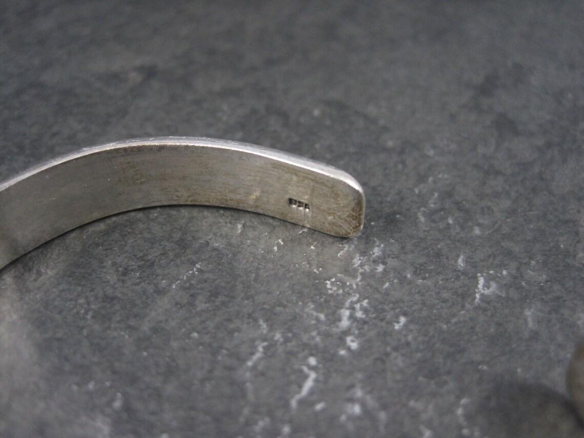 da uomo o donna Bracciale tribale d'argento vintage da 6,5 pollici in vendita