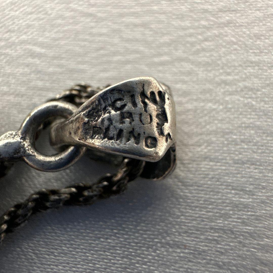 Women's Vintage Sterling Silver Unique Cross Pendant Necklace / Christian Jewelry For Sale