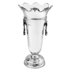 Vintage Sterling Silver Flower Vase 1923 
