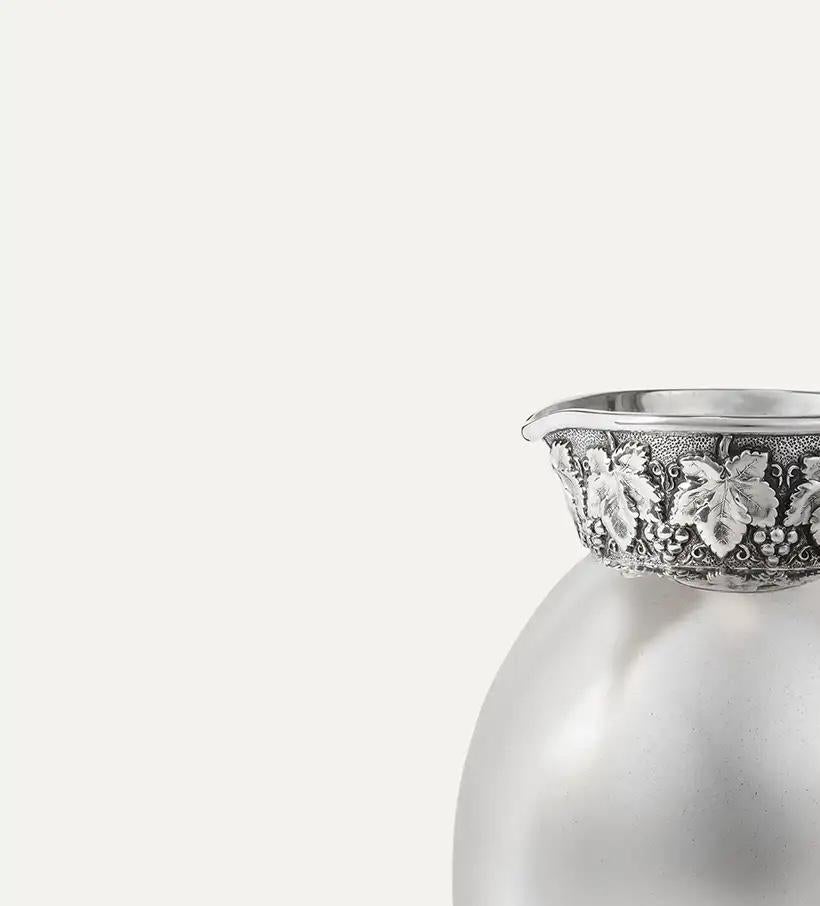 Vintage Sterling Silver Water Pitcher circa 1917–1937 In Excellent Condition For Sale In Lisboa, PT