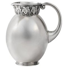 Vintage Sterling Silver Water Pitcher circa 1917–1937