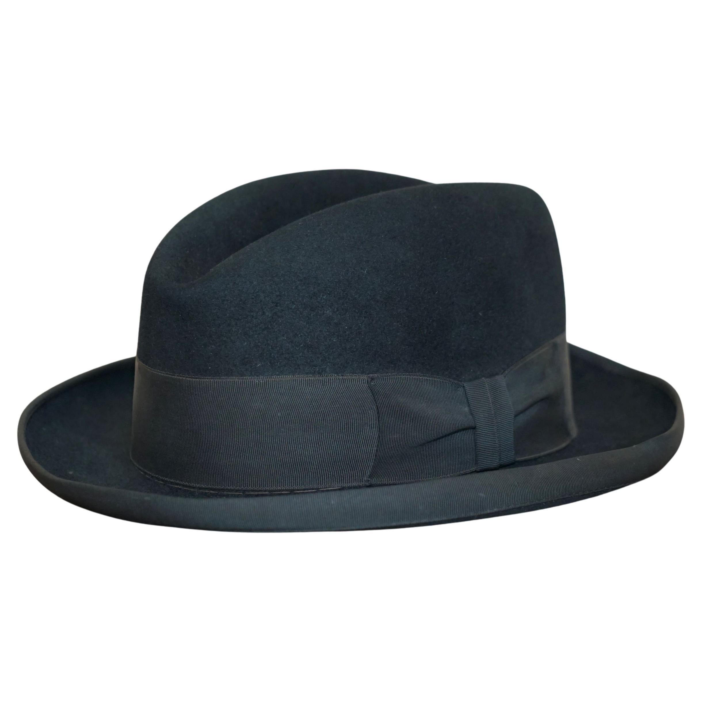 Stetson 3x qualité Made in England Trilby Hat for Selfridges Mens Shop en vente
