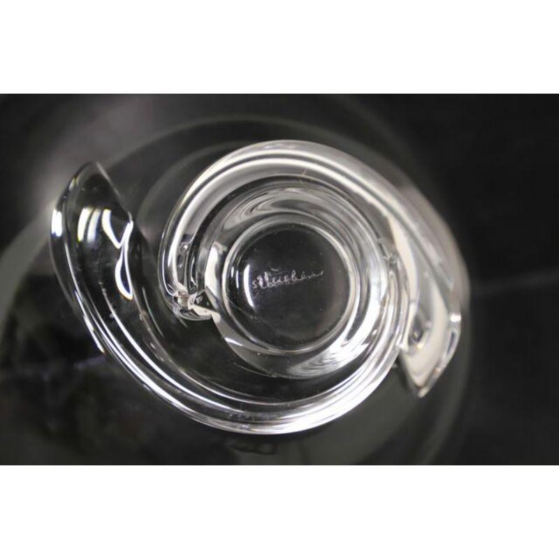 American STEUBEN Spiral Clear Crystal Bowl 8060