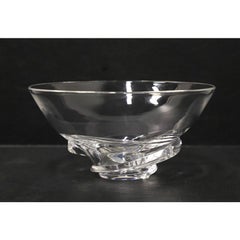 Vintage STEUBEN Spiral Clear Crystal Bowl 8060