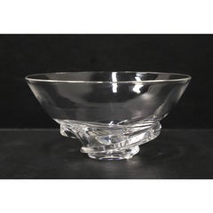 STEUBEN Spiral Clear Crystal Bowl 8060