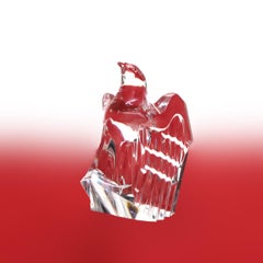 Vintage Steuben Art Glass Eagle Signed C1950