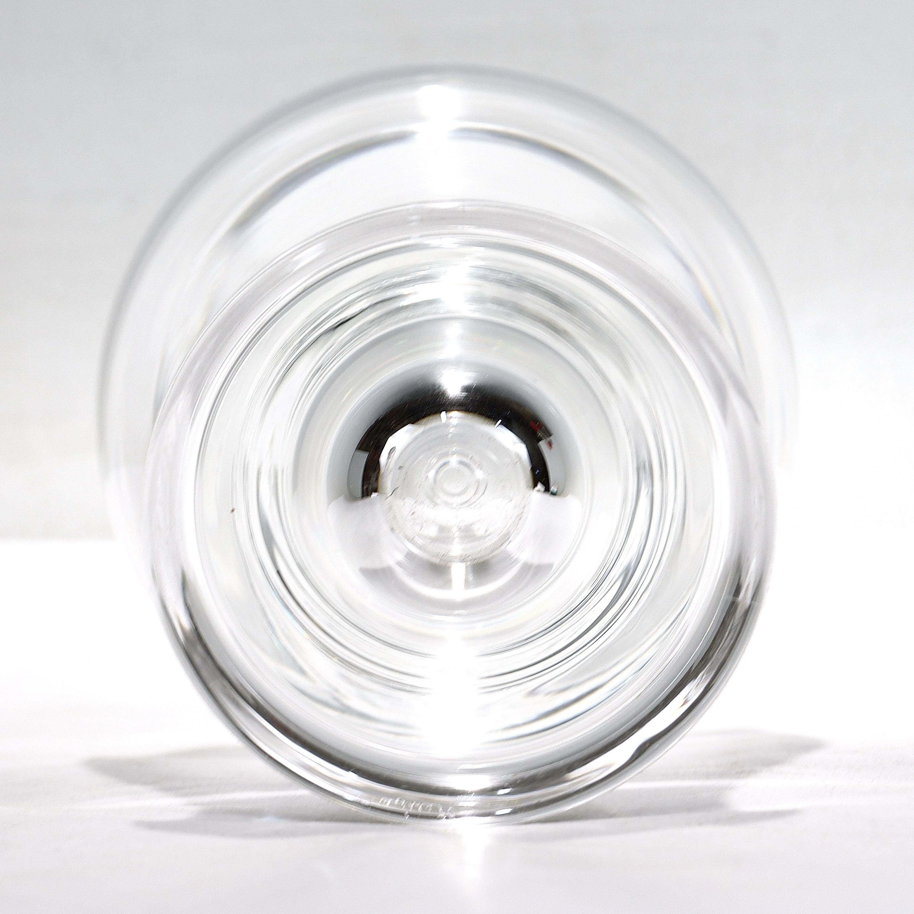 Vase palais vintage en cristal ou en verre Steuben Modèle n° 8354 en vente 1