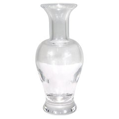 Vase palais vintage en cristal ou en verre Steuben Modèle n° 8354