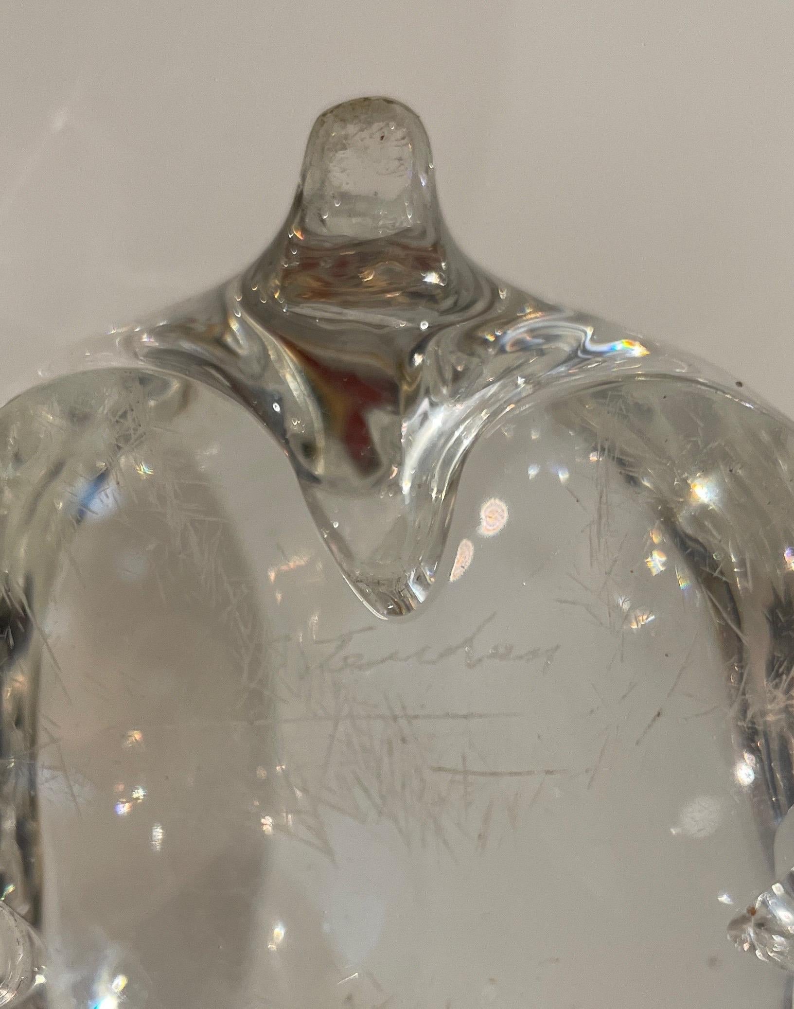 Scultura di elefante in vetro Steuben Glass d'epoca in vendita 6