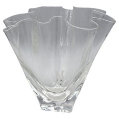 Vintage Steuben Glass "Handkerchief" Vase Designed by Donald Pollard