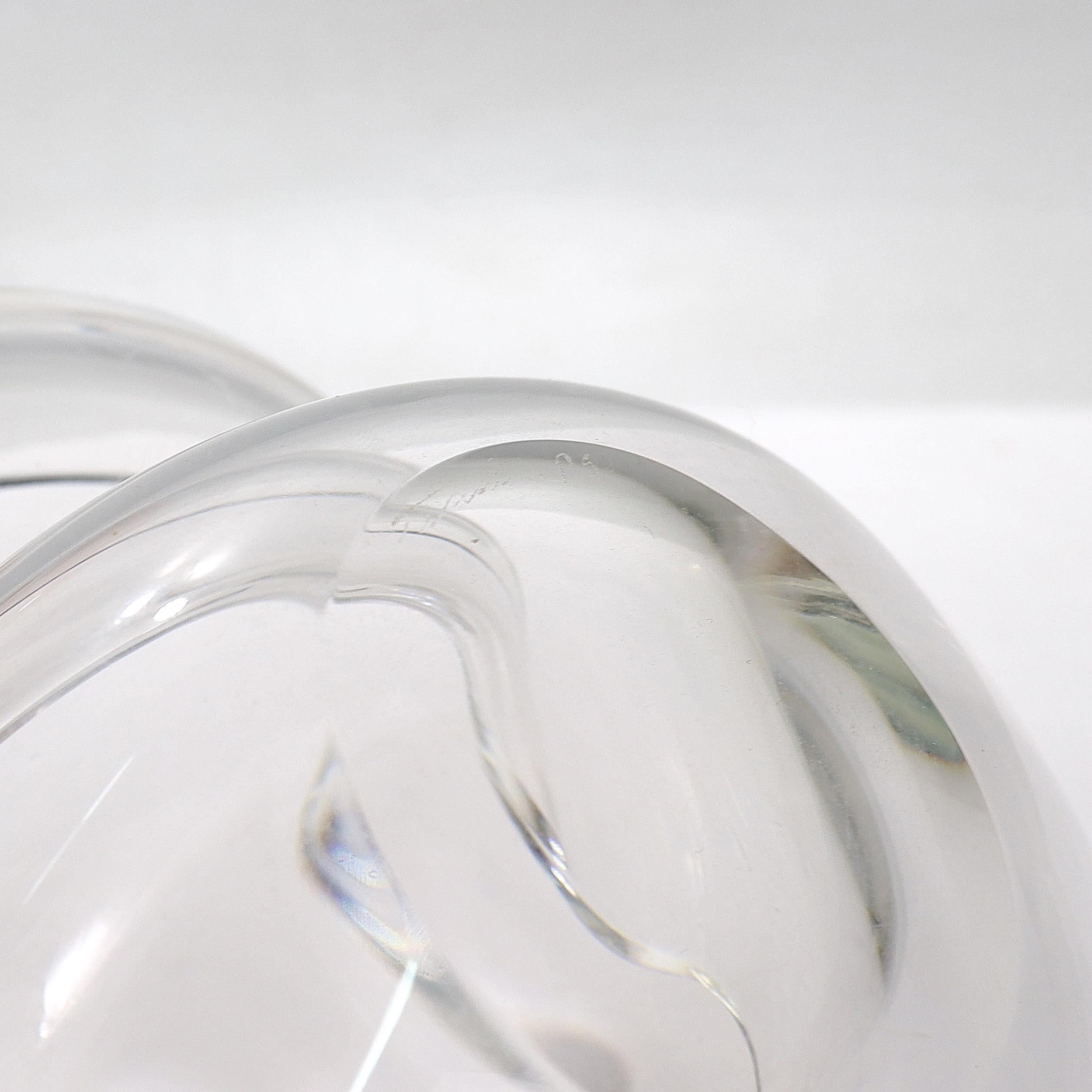 Bol Nimbus d'art Steuben Glassworks des années 1980 en vente 5