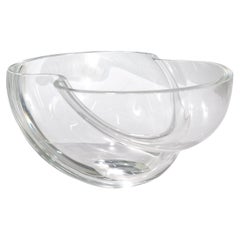 Vintage Steuben Glassworks Art Glass Nimbus Bowl, 1980s