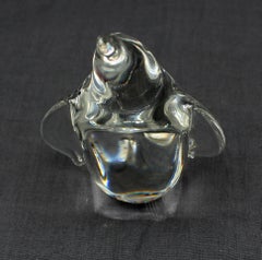 Vintage Steuben Penguin Hand Cooler