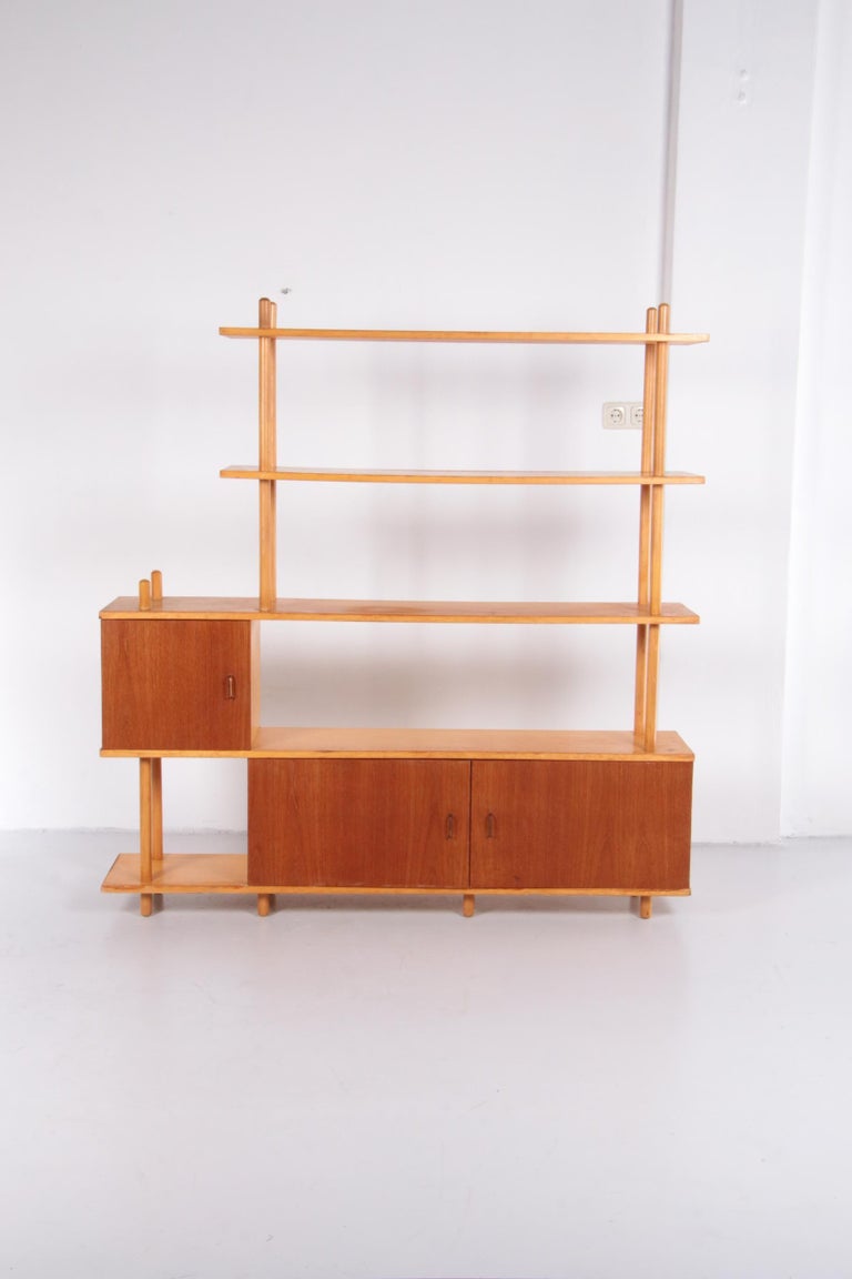 Vintage Stick Cabinet Mid-Century Dutch Design W. Lutjens Den Boer ...