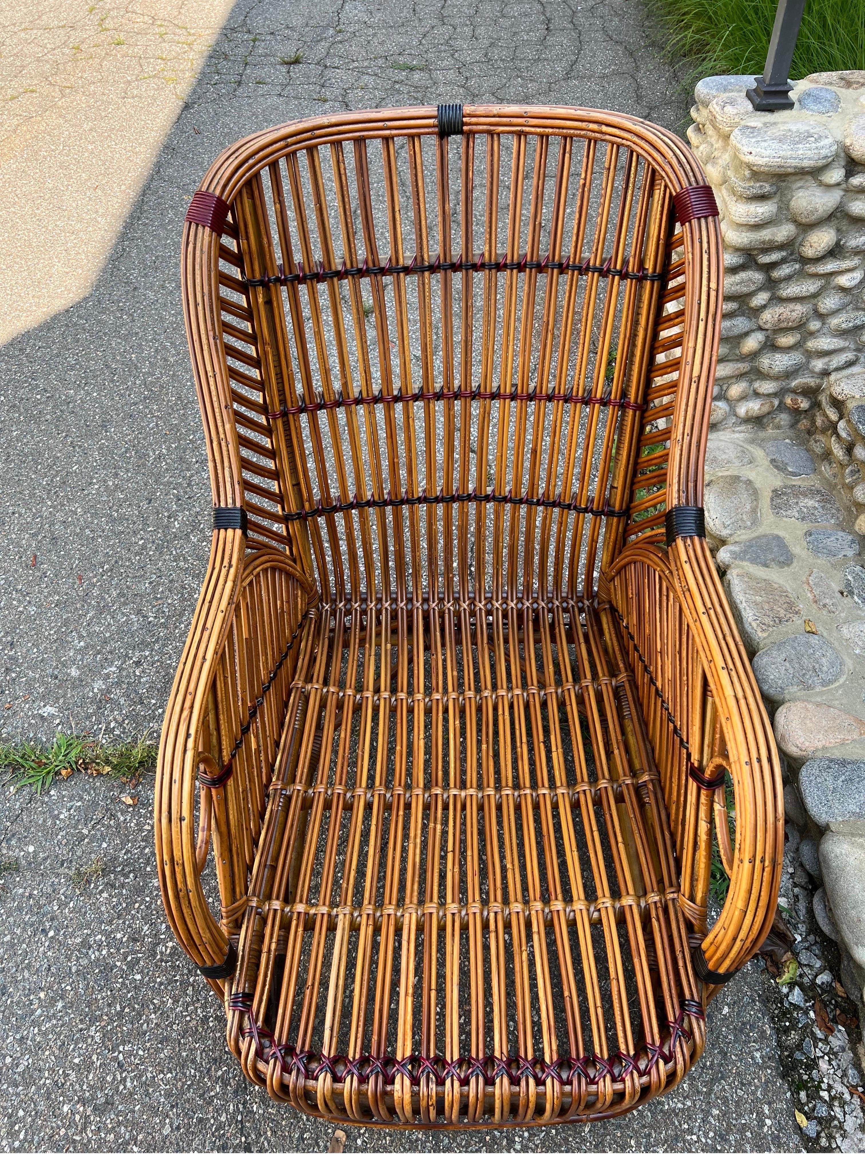 vintage wicker chair