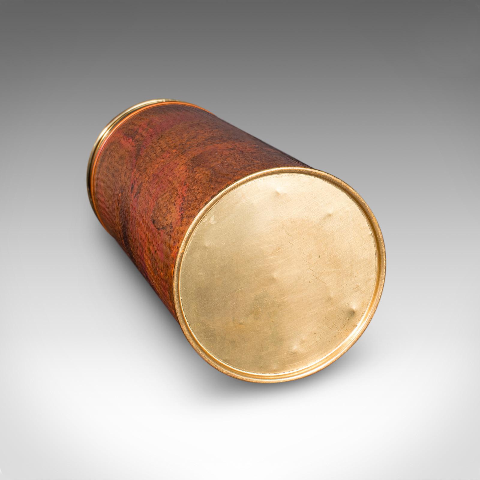 Vintage Stick Sleeve, Englisch, Kupfer, Messing, Flur Schirmständer, CIRCA 1970 im Angebot 2