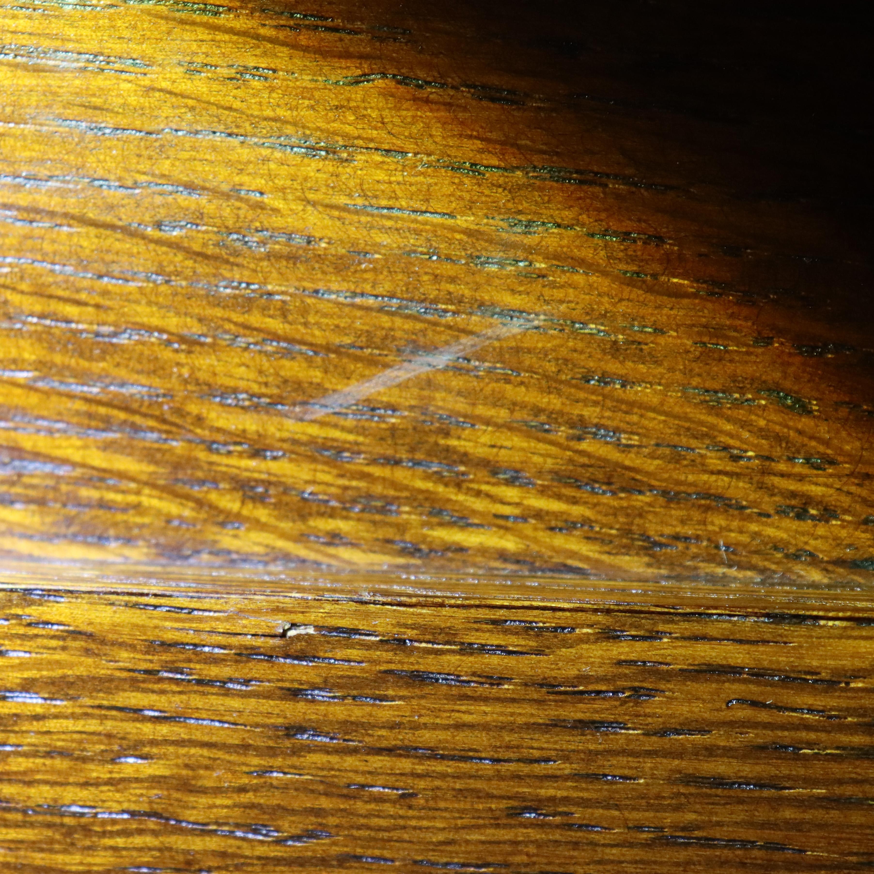 Vintage Stickley Arts & Crafts Mission Oak & Hammered Copper File Cabinet c1920 im Angebot 7