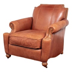 Vintage Stickley Leather Club Chair
