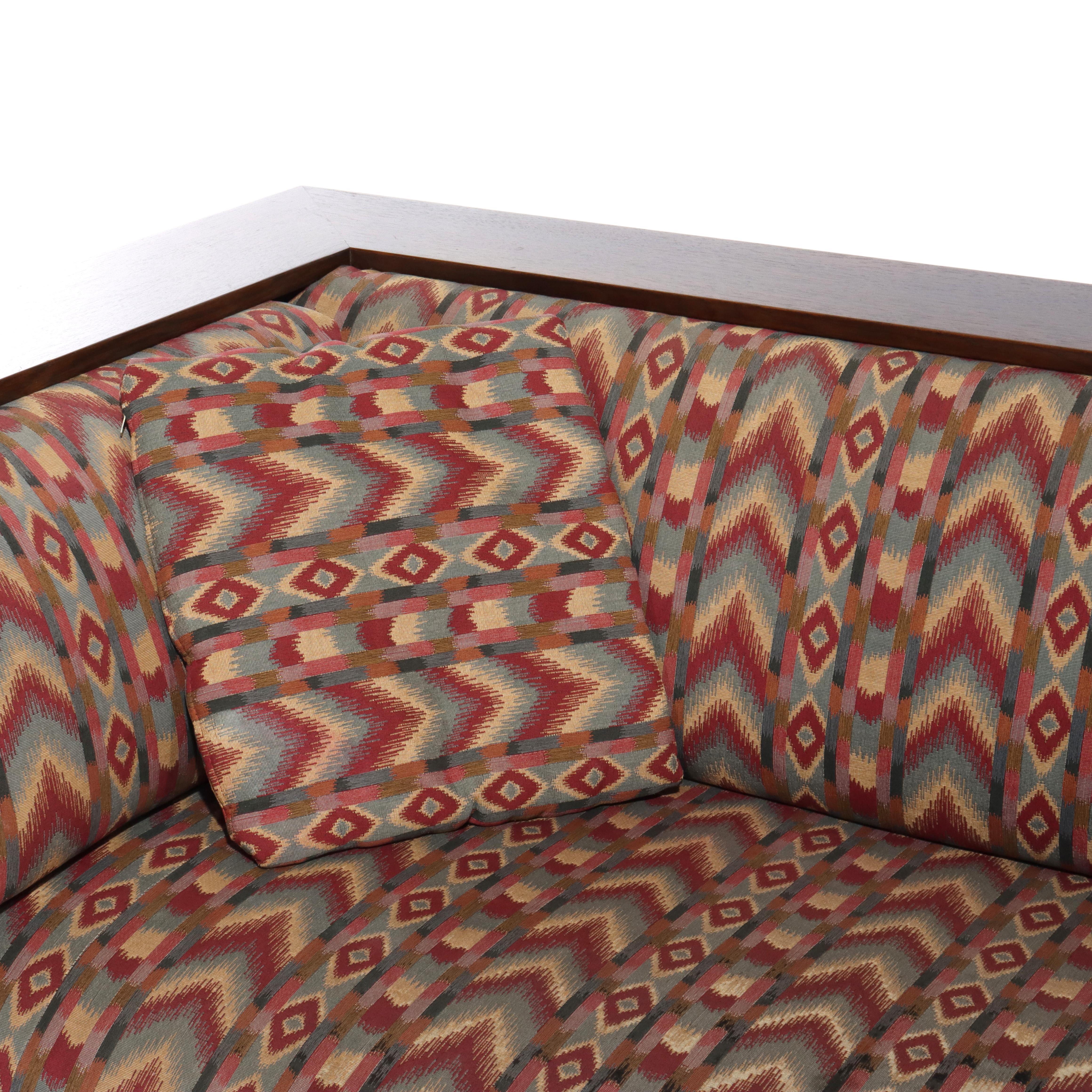 Vintage Stickley Prairie School Oak Spindle Sofa 20thC For Sale 1