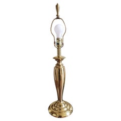 Vintage Stiffel Solid Brass Hollywood Regency Table Lamp