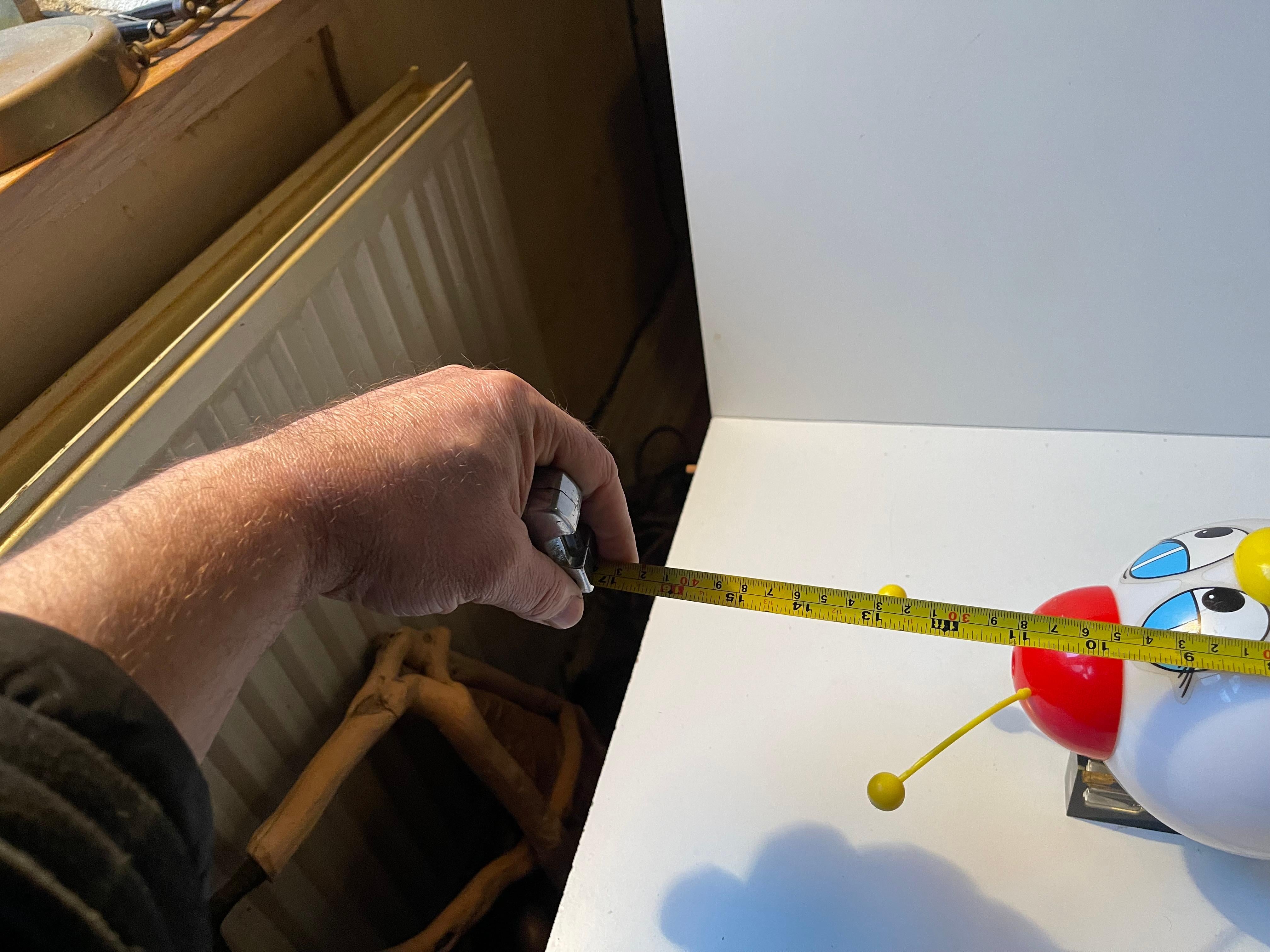 Lámpara de pared vintage de plástico Stilfer Milano Robot, años 70 Plástico en venta