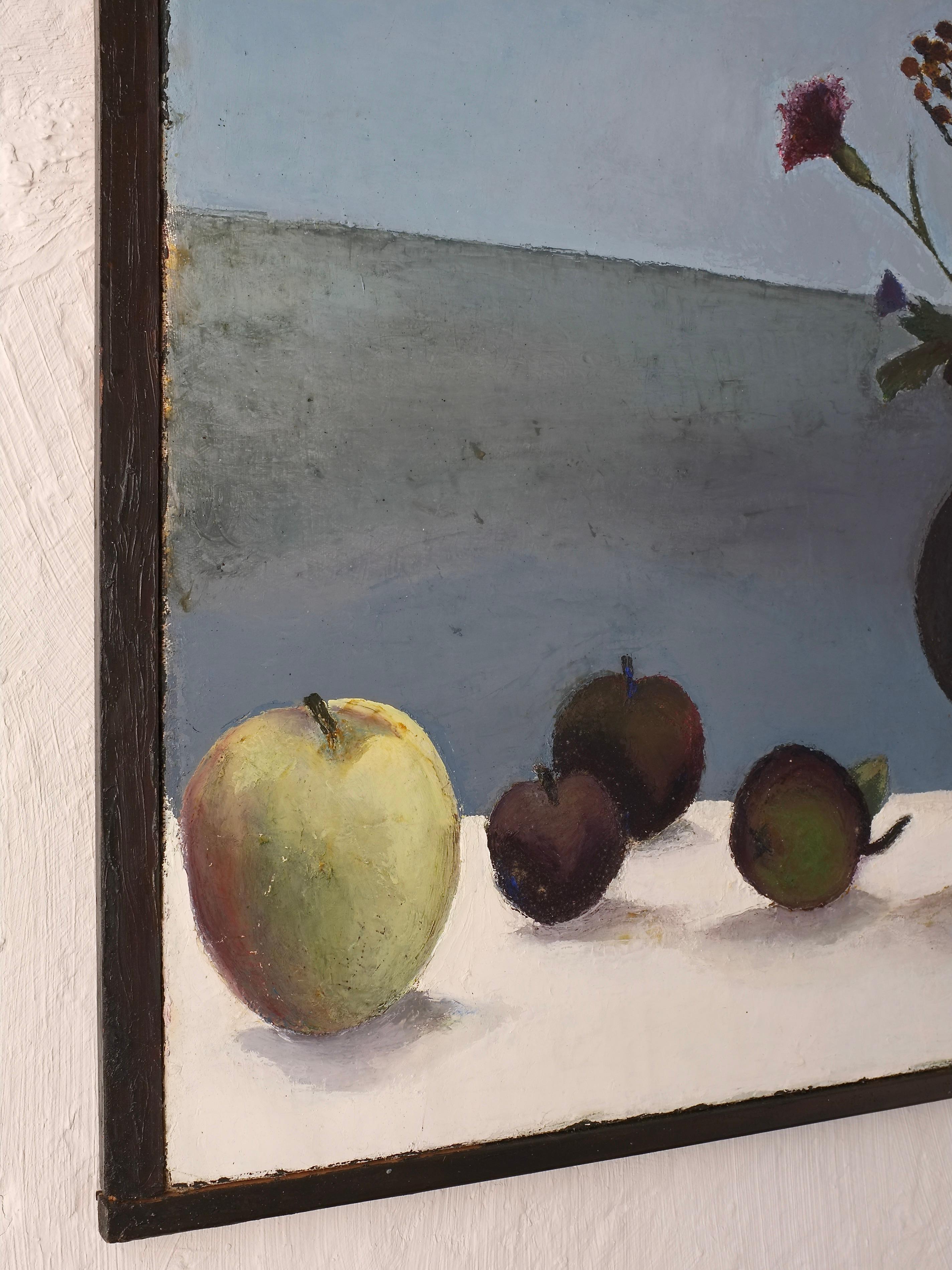 Swedish Vintage Still Life Painting by Cecilia Larson, Sweden