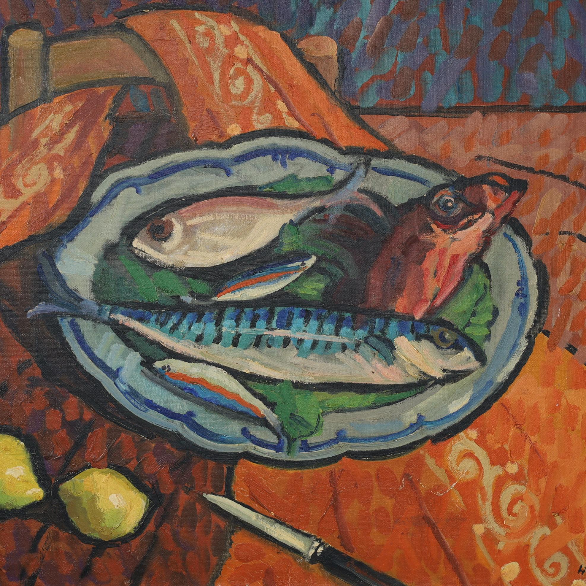 Other Vintage Still Life Painting by Henri Reboa For Sale