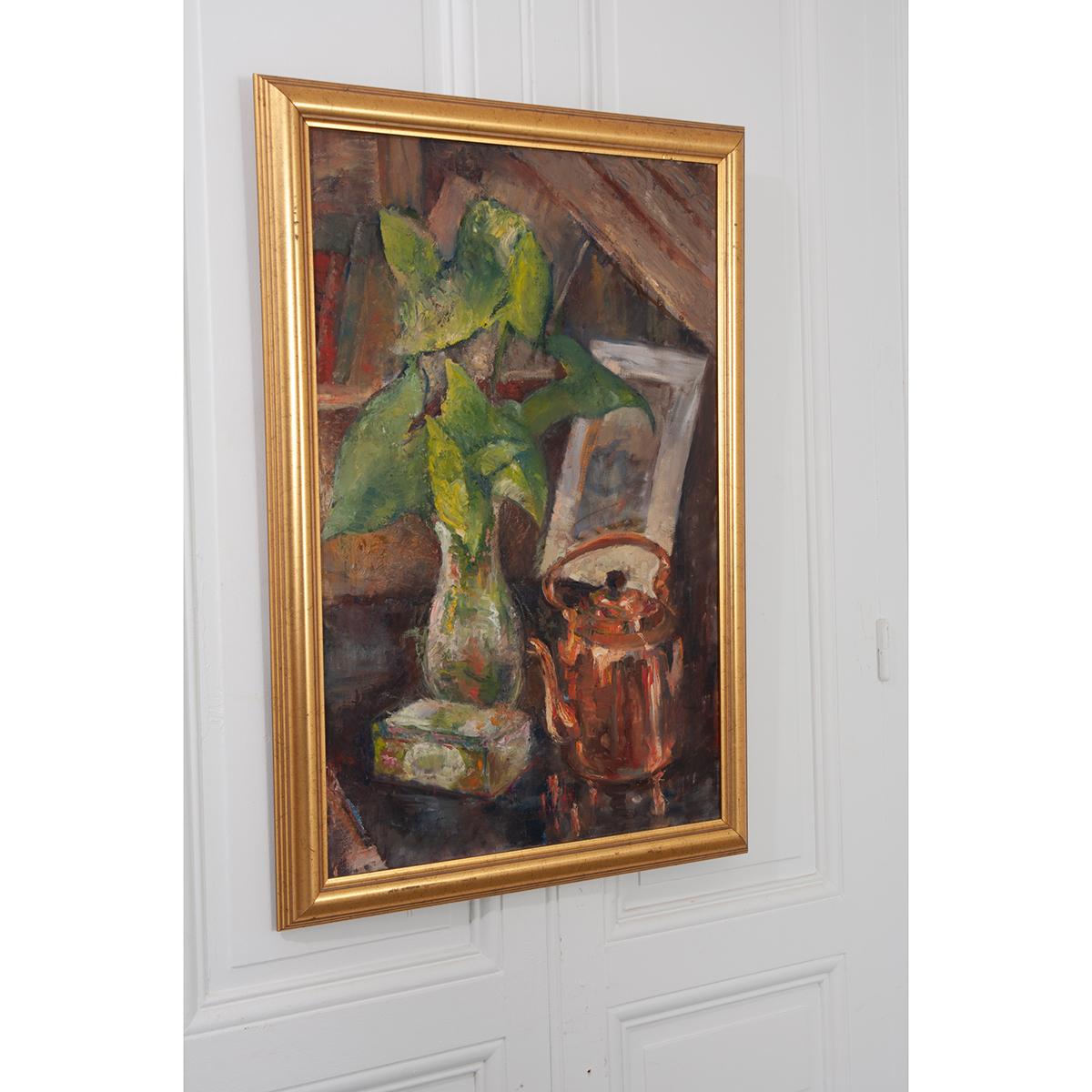 Vintage Still Life Painting In Good Condition In Baton Rouge, LA