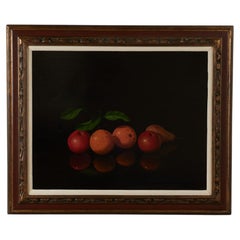 Vintage Still Life Painting of Fruit by Antonio Gusini