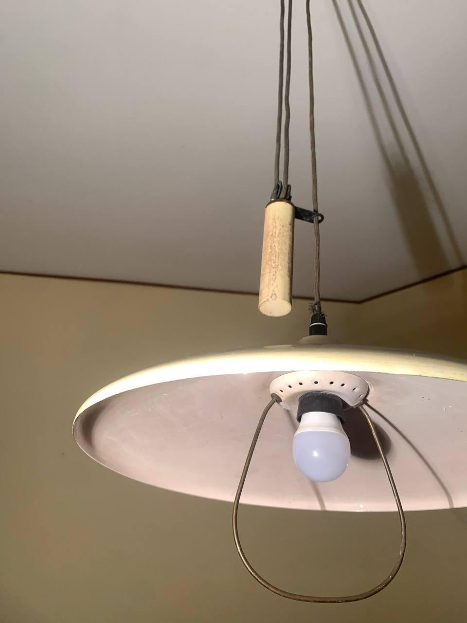Italian Lampe a sospensione Italia vintage de Stilnovo 1955 en vente