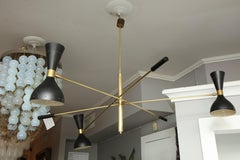 Vintage Stilnovo Triad Cantilever Chandelier