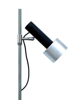Vintage Stilux Enamelled Aluminium Floor Lamp Italy 1960