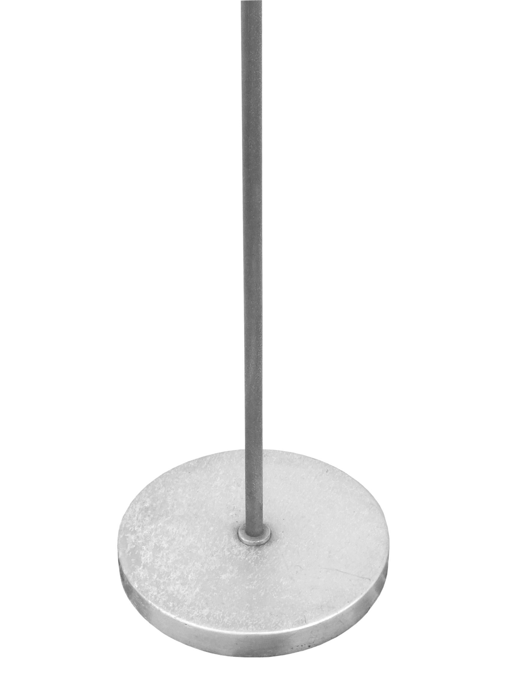 Vintage Stilux Enamelled Aluminium Floor Lamp Italy 1960 In Good Condition For Sale In Biella, IT