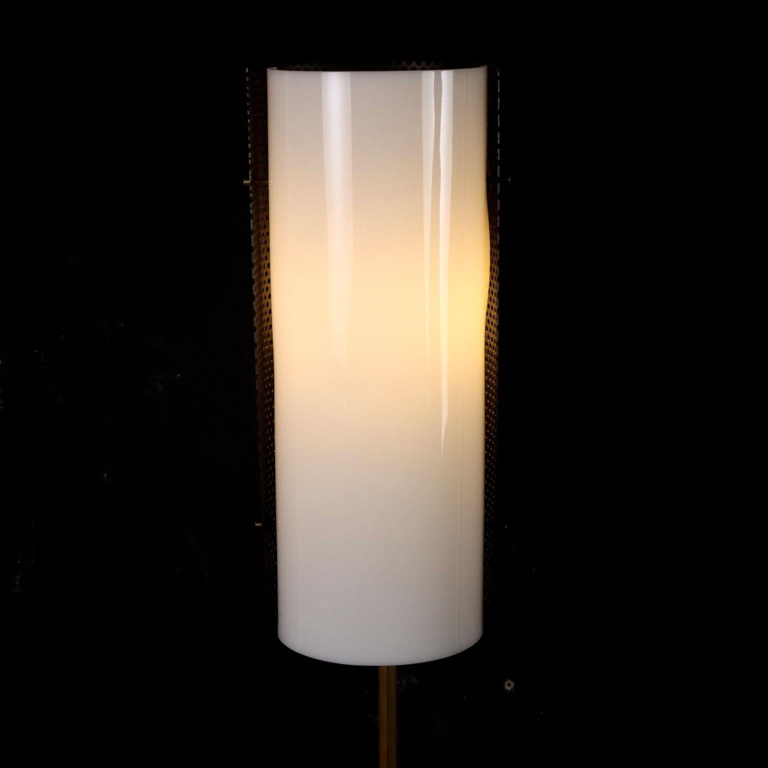 Stilux-Lampe aus Messing und Metall, Italien, 1960er Jahre (Italienisch) im Angebot