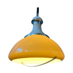 Lámpara colgante vintage Stilux Milano Beige, años 70