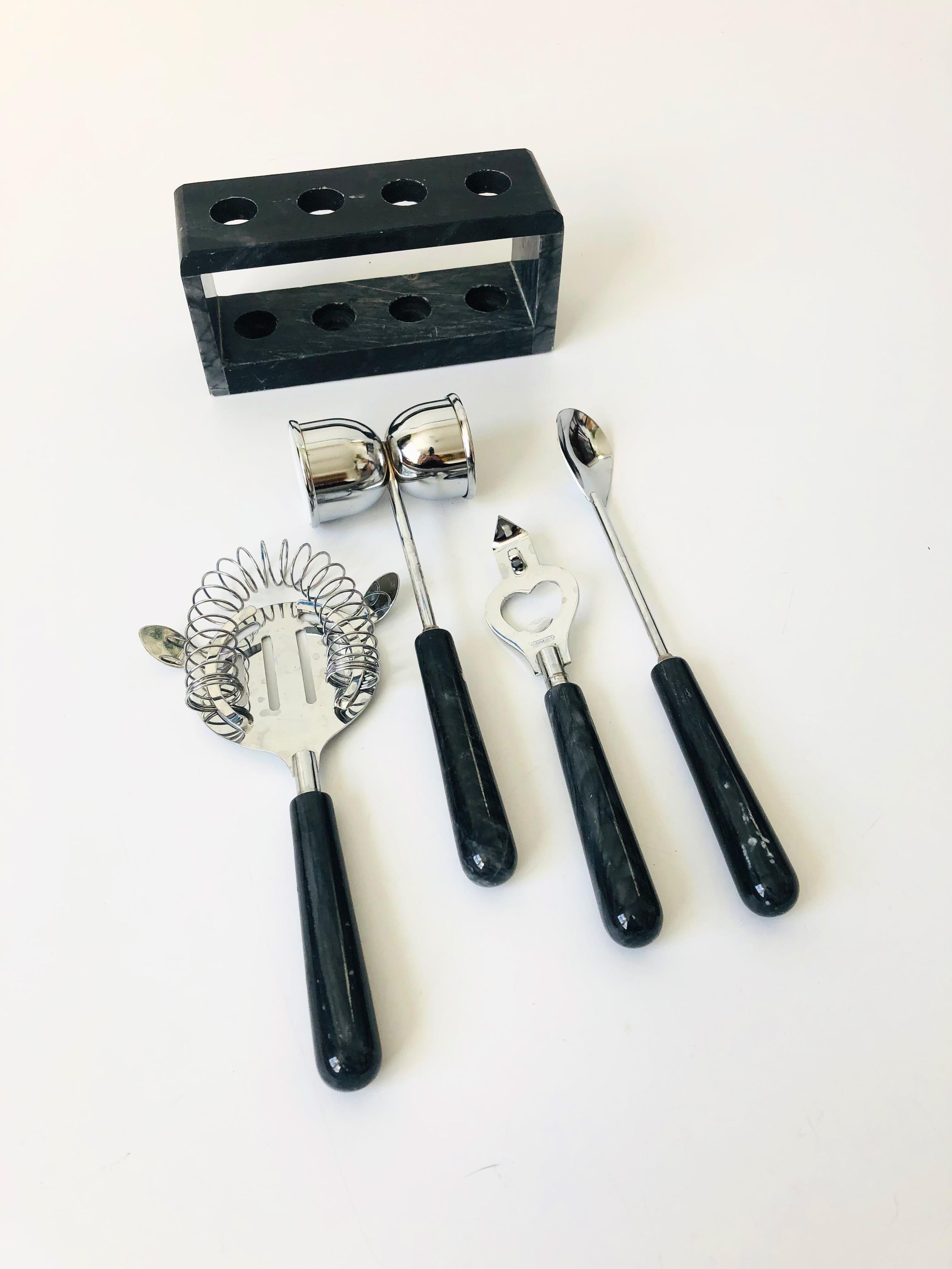 Vintage Stone Bar Tool Set 1