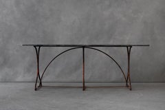 Vintage Stone Bistro Table from France, circa 1950