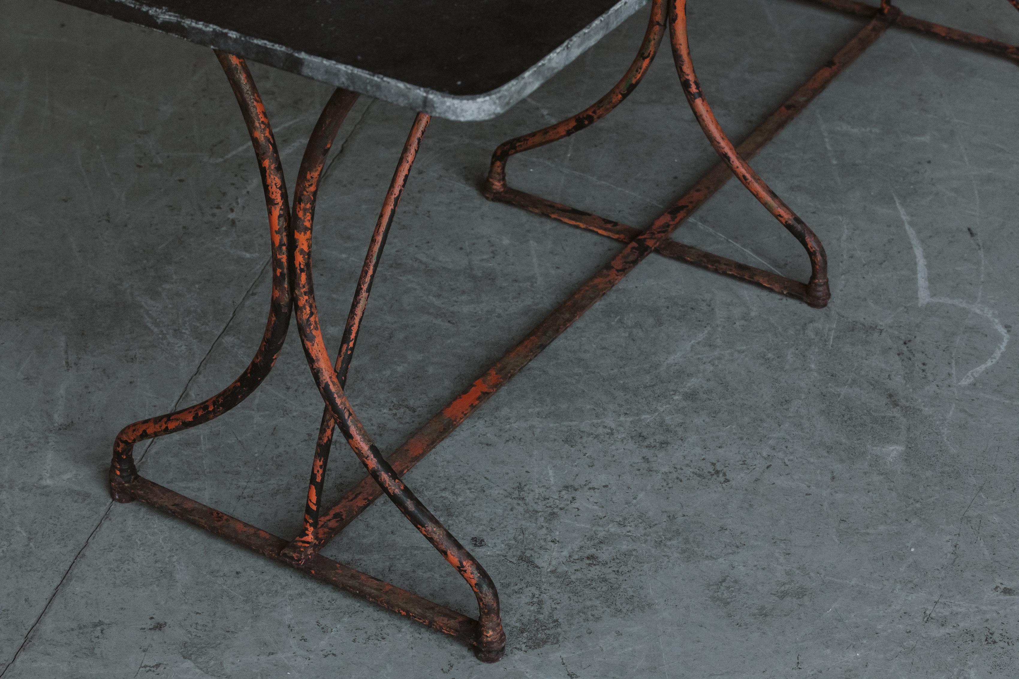 Vintage Stone Bistro Table from France, circa 1950 2