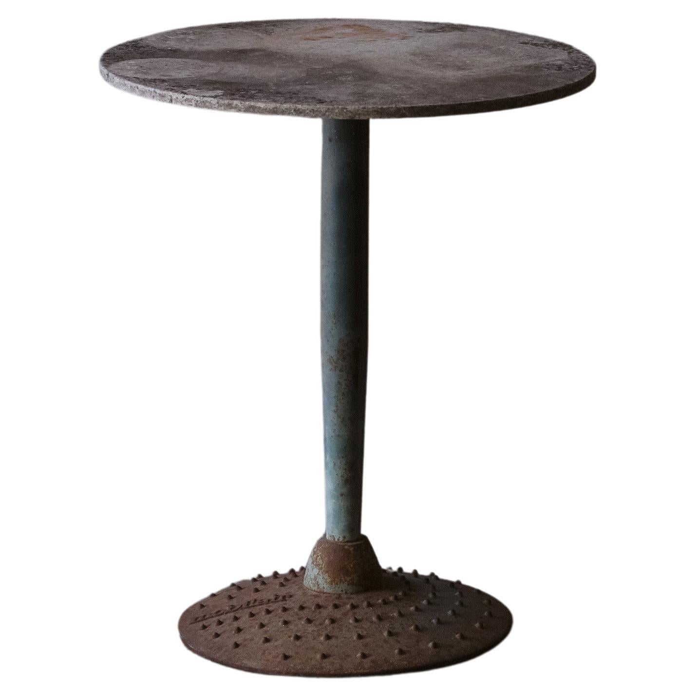 Vintage Stone Bistro Table from France, circa 1960