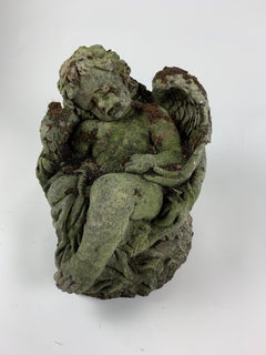 Vintage Stone Cherub