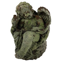 Vintage Stone Cherub