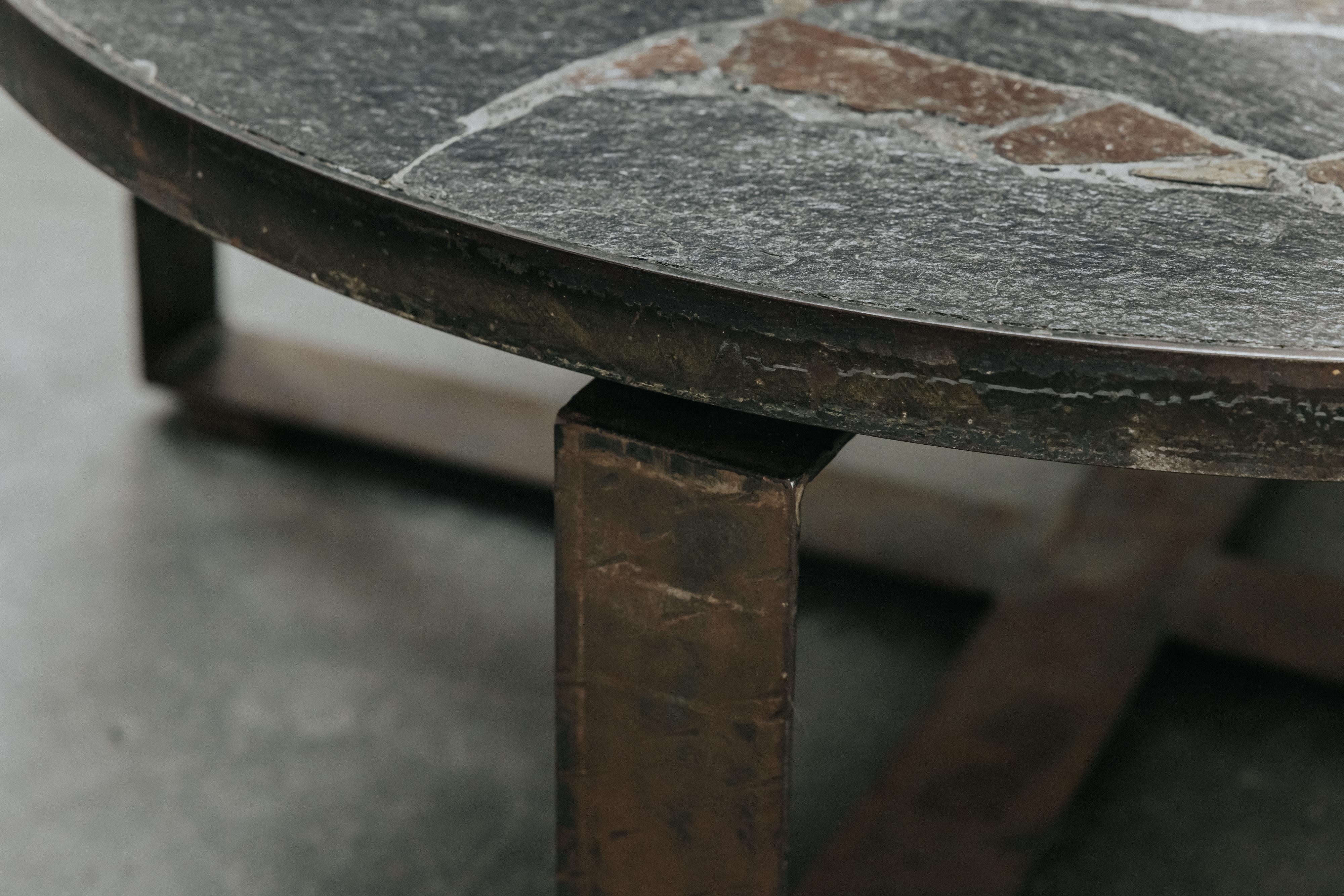 Table basse vintage de France, vers 1970 en vente 2