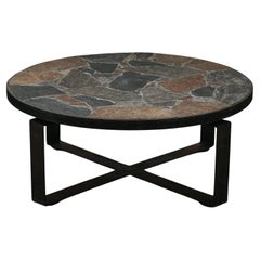 Vintage Stone Coffee Table From France, Circa 1970