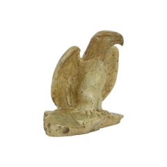 Vintage Stone Eagle Sculpture/Statue, Handmade, 20 cm