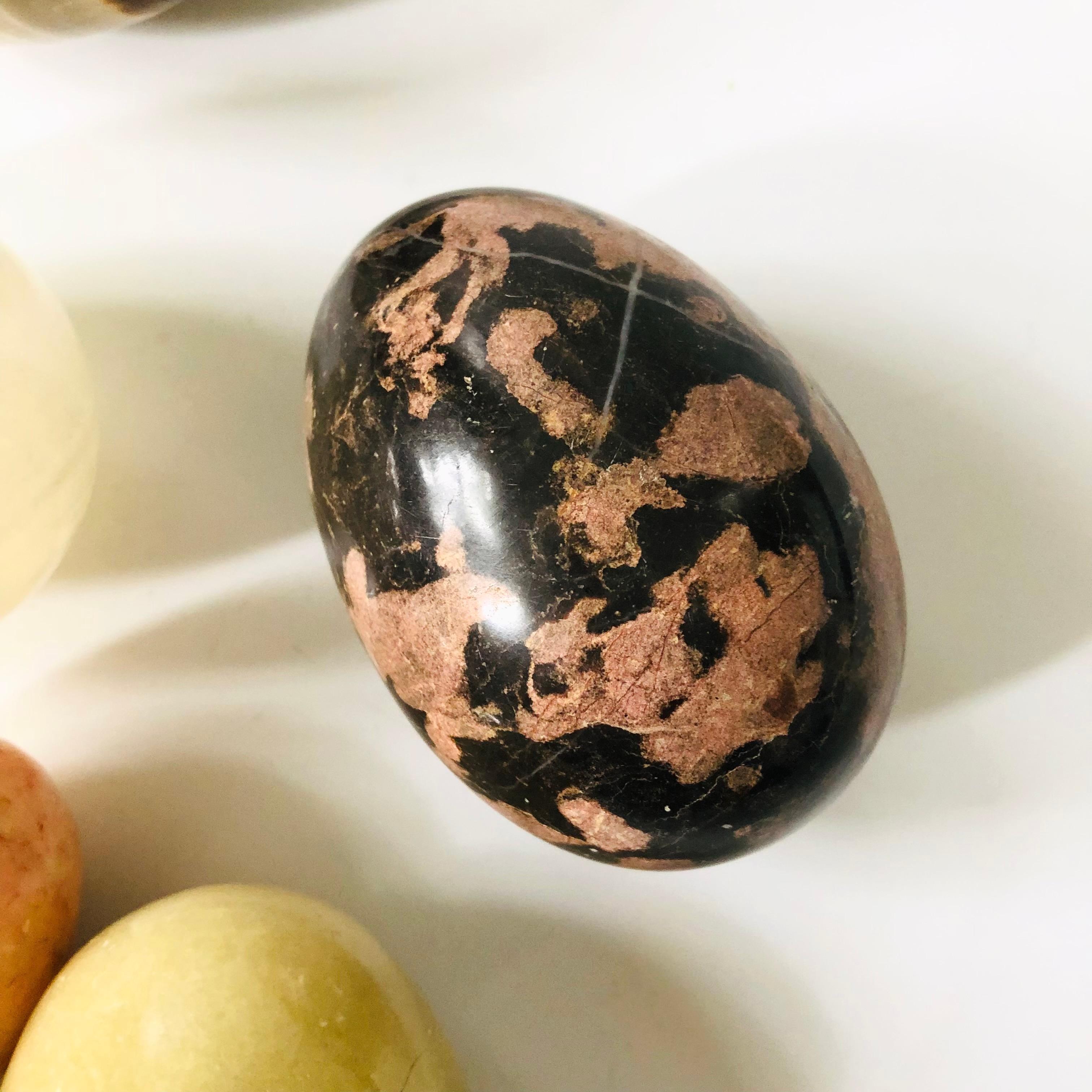 marble eggs vintage