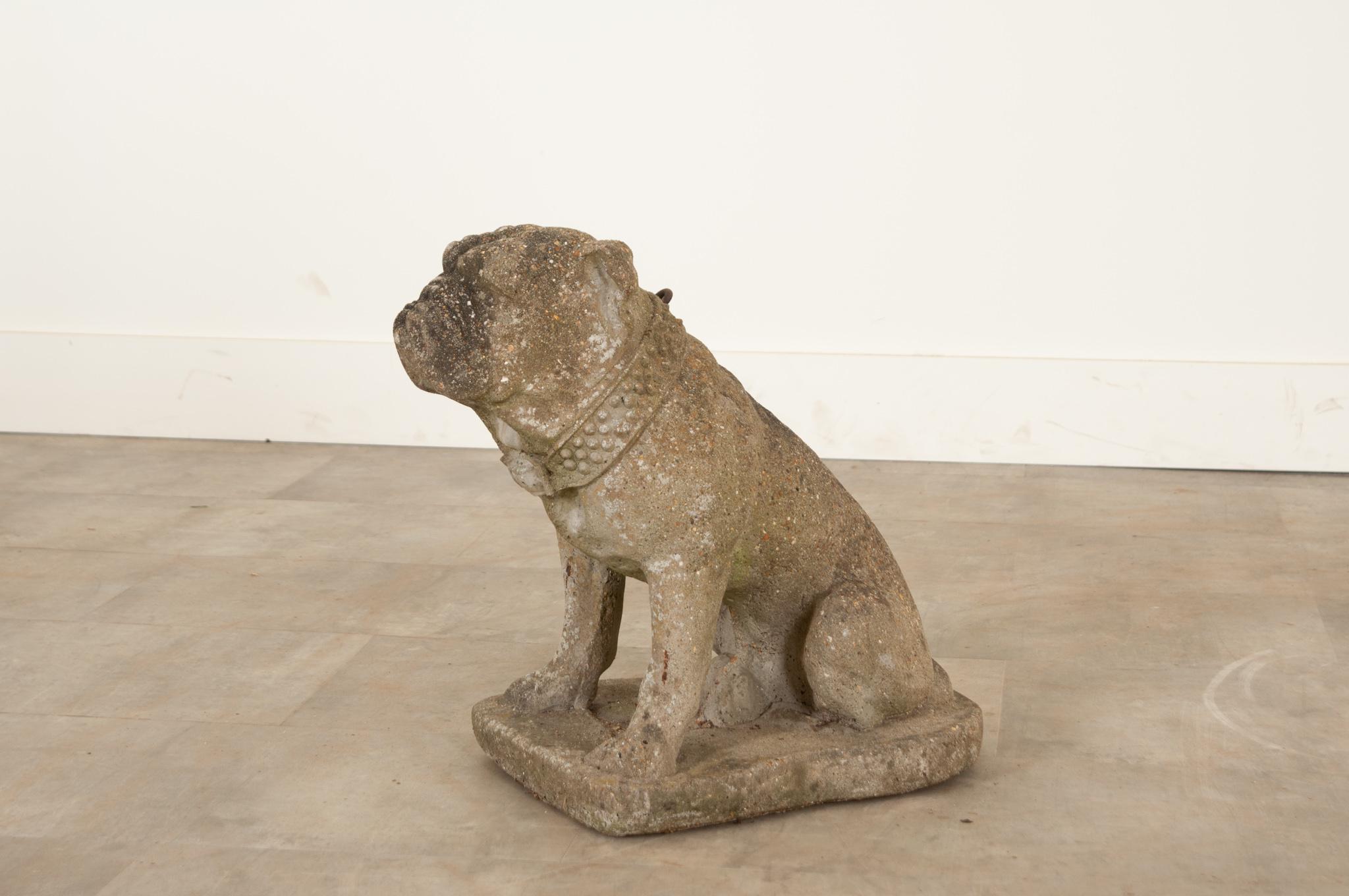 Other Vintage Stone English Bulldog