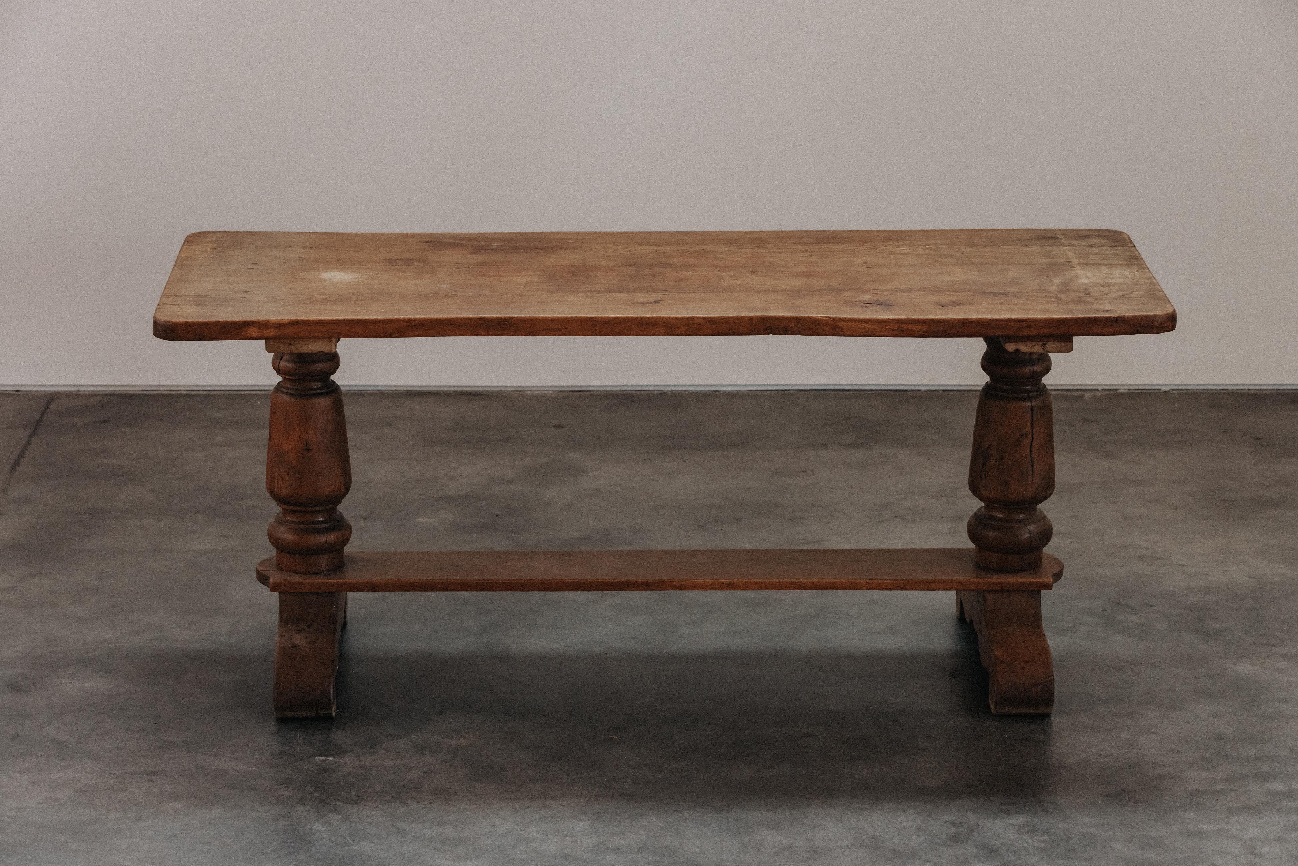 Vintage Stone Garden Table From France, Circa 1940 For Sale 3